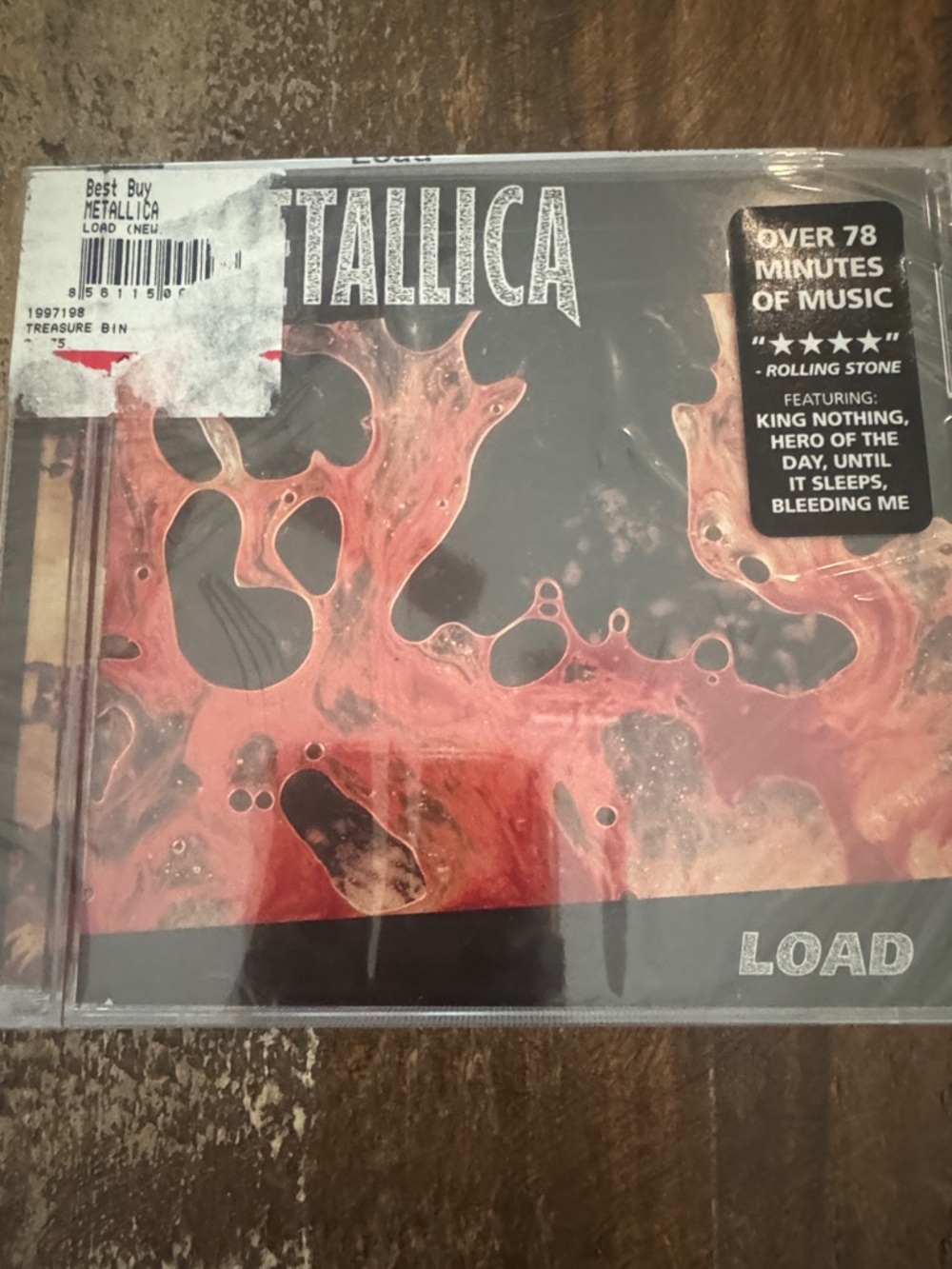 Metallica "Load" CD - Red & Black Album Art Unopened